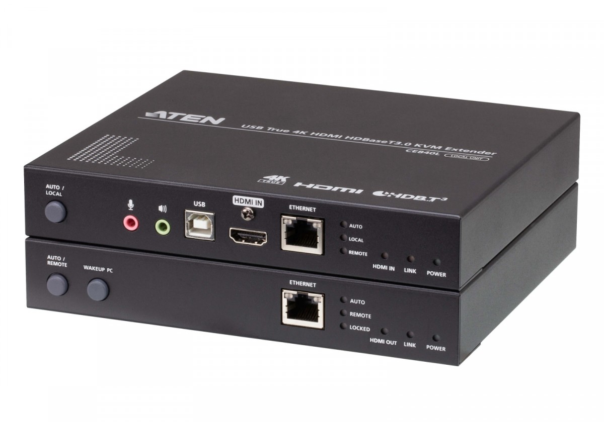 Ekstender USB True 4k HDMI HDBaseT3.0 KVM 