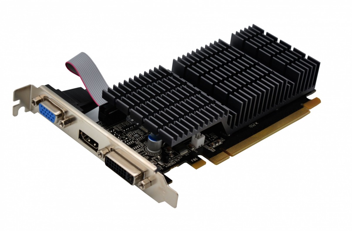 Karta graficzna - Radeon HD 6450 2GB DDR3 64Bit DVI HDMI VGA LP Radiator 