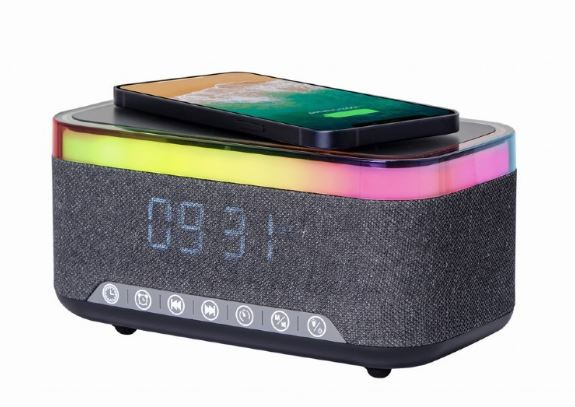 Cyfrowy budzik ładowarka radio DAB/FM RGB 