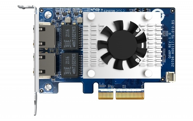 Karta rozszerzeń QXG-10G2TB Dual-port 10 GbE Network Adaptor 
