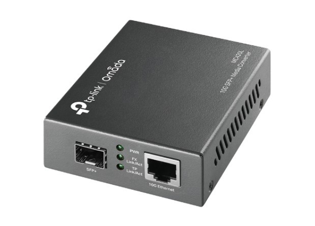 Media konwerter Omada 10G Multi Gigabit RJ45 to 10G SFP+ Slot Supporting MiniGBIC Modules 	MC420L 
