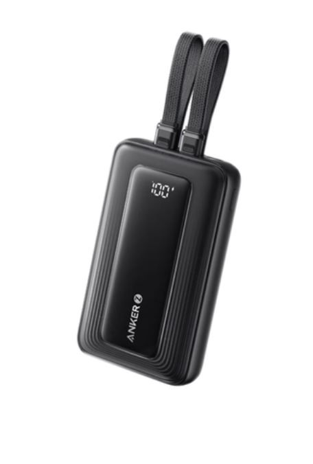 PowerBank 10k mAh 30W kable C/Lightning 1USB-C 1USB-A 