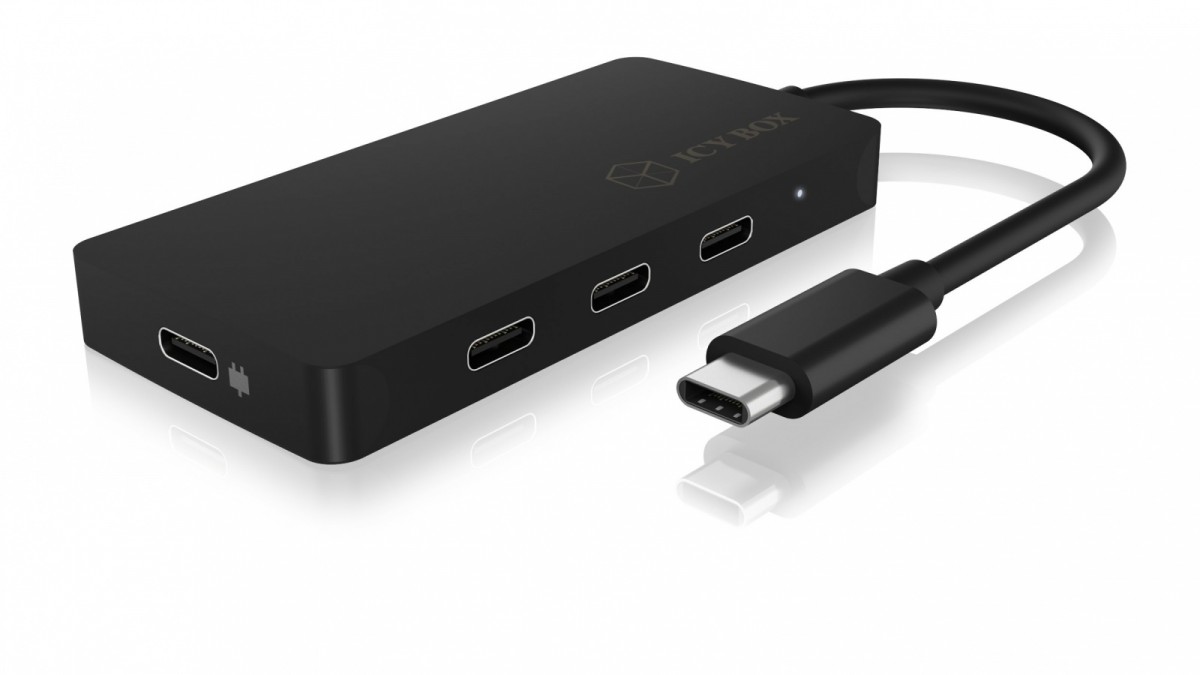 Hub IB-HUB1429-CPD 4x TYPE-C HUB USB, 3x TYPE-C, 1x TYPE-C  PD do 100 Watt 