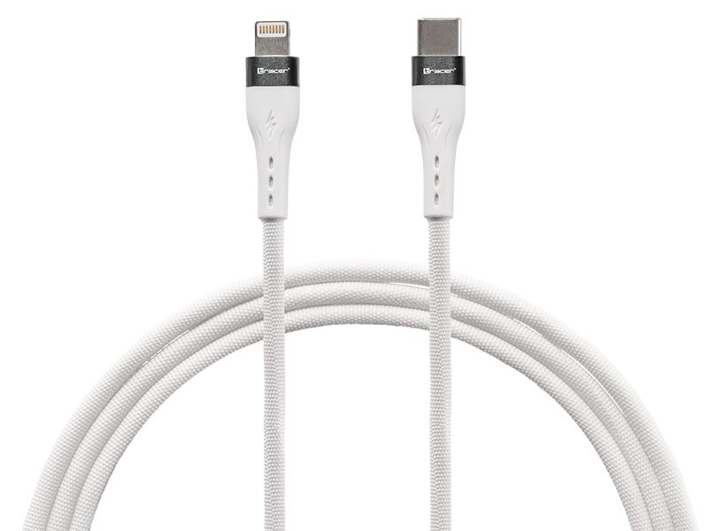 Kabel Typ C - Lightning 1m Biały 