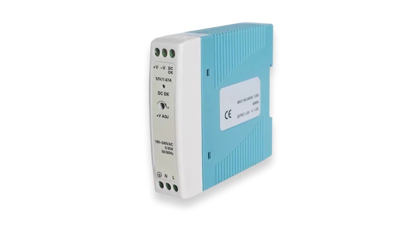 Zasilanie na szynę DIN PR3PDNP0 Wyjście: 20W, 12V, 1,67A  PR3PDNP0