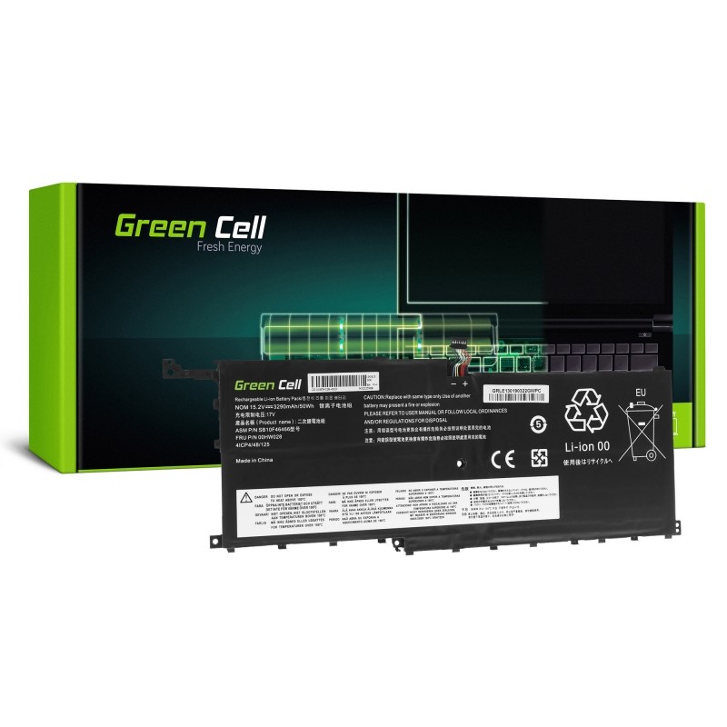 Bateria do Lenovo X1 Carbon 15,2V 3,2Ah 