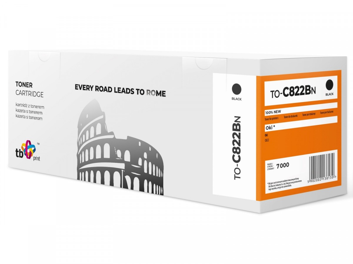 Toner do OKI C822 TO-C822BN BK 100% nowy 