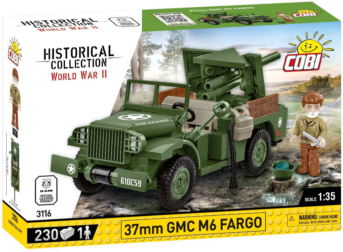Klocki 37 mm GMC M6 Fargo 