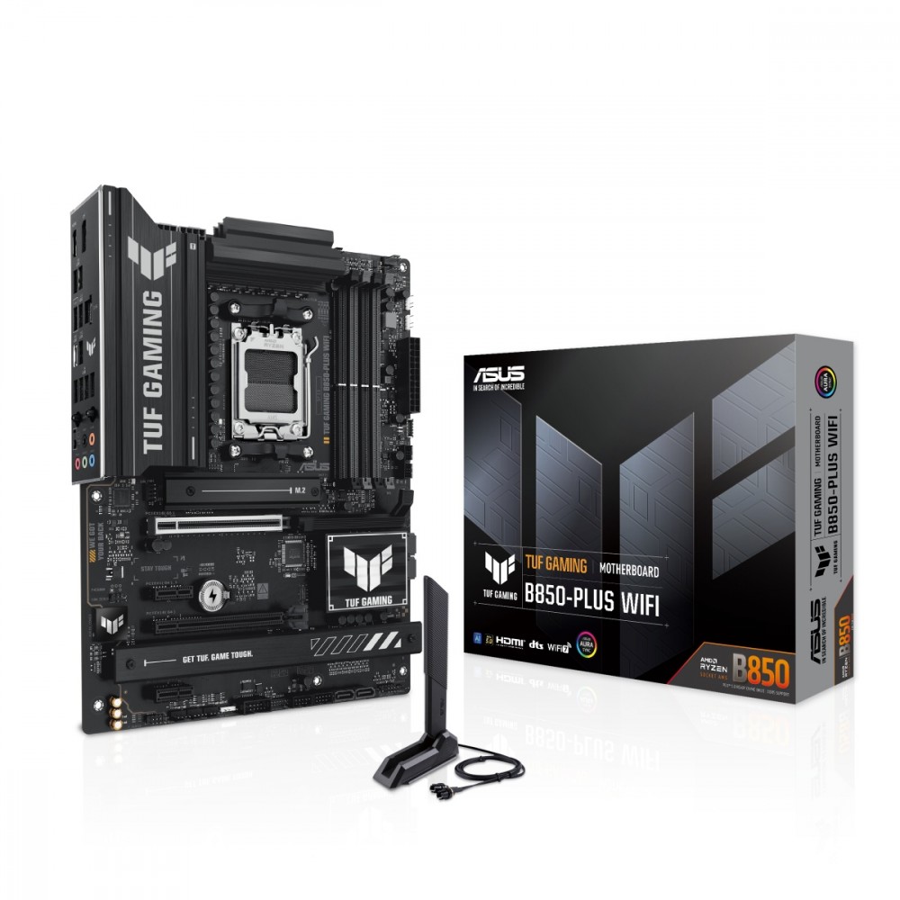 Płyta główna TUF GAMING B850 PLUS WI FI AM5 4DDR5 DP/HDMI ATX 