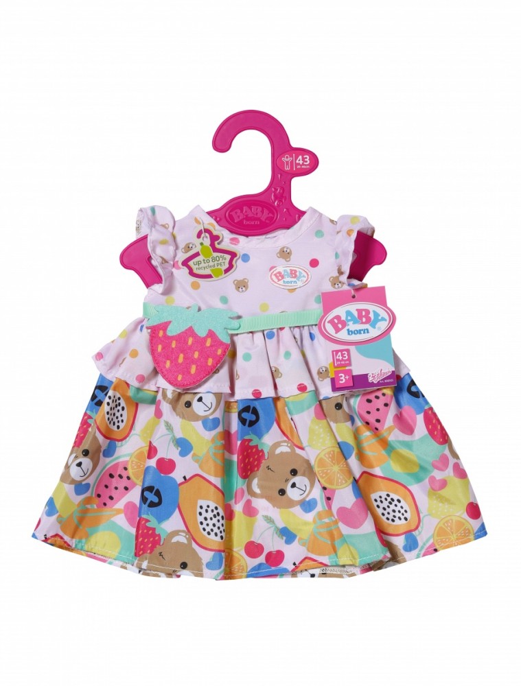 Sukienka Baby Born Owoce 43 cm 
