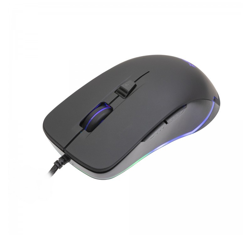Mysz gamingowa przewodowa Nemesis C305 3200 DPI 6P RGB LED czarna 