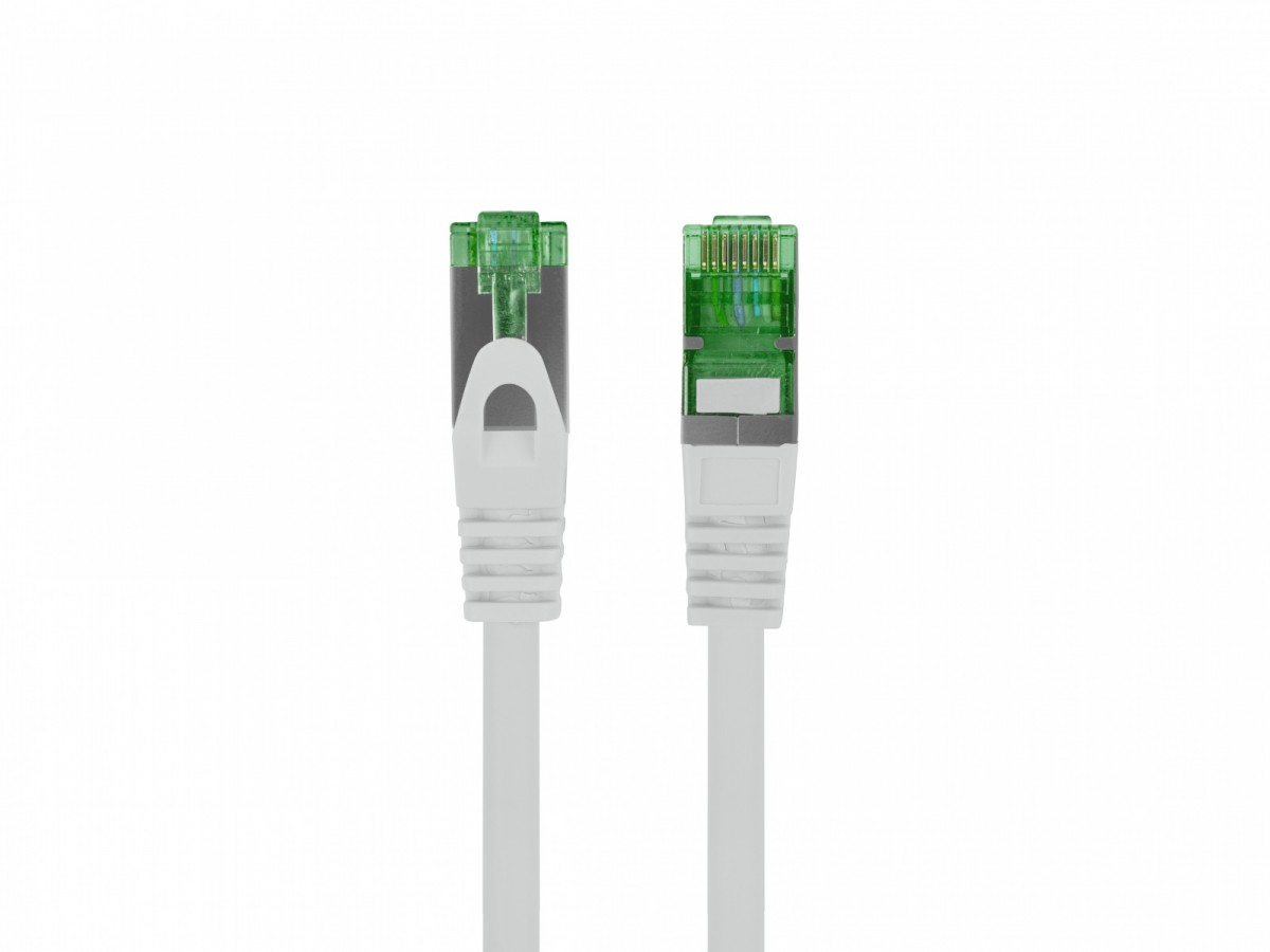 Patchcord kat.7 s/ftp lszh cu 15m szary fluke passed 