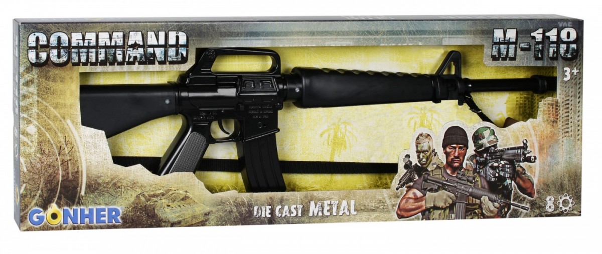 Karabin komandosa GONHER 118/6 metalowy, 8 naboi