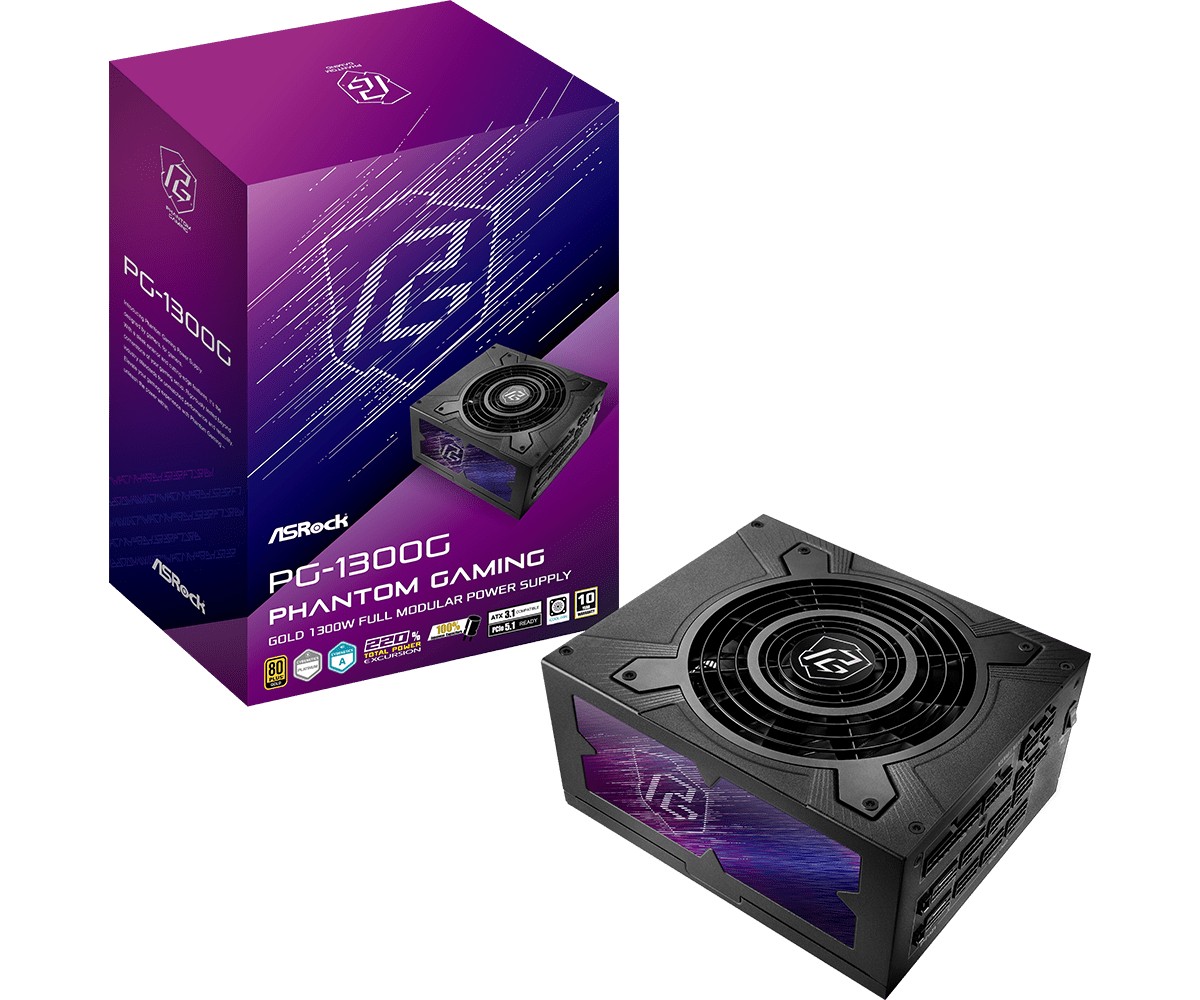 Zasilacz PG-1300G 1300W 80PLUS GOLD modularny