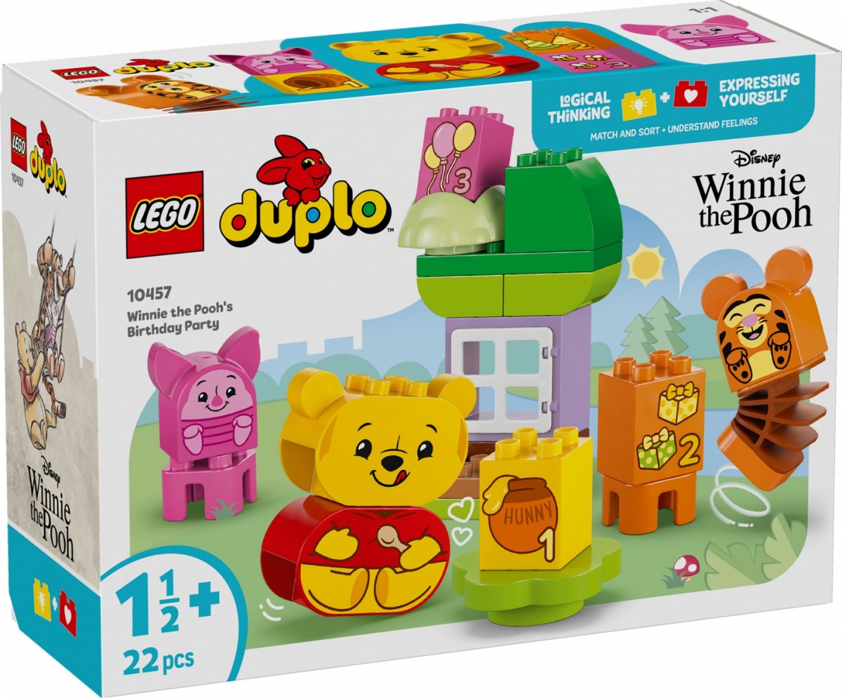 Klocki DUPLO 10457 Przyjęcie urodzinowe Kubusia Puchatka 