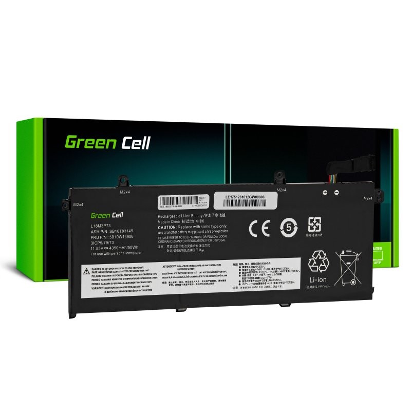 Bateria L18L3P73 11,55V 4350mAh do Lenovo ThinkPad T490 P43s T14 