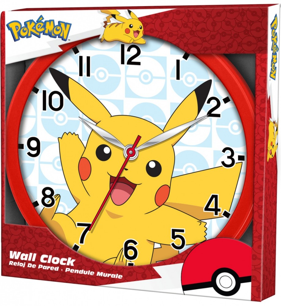 Zegar ścienny Pokemon Pikachu 25cm 