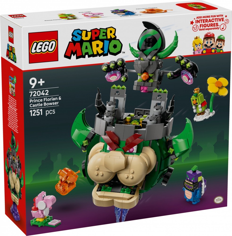 Klocki Super Mario 72042 Prince Florian i Castle Bowser 