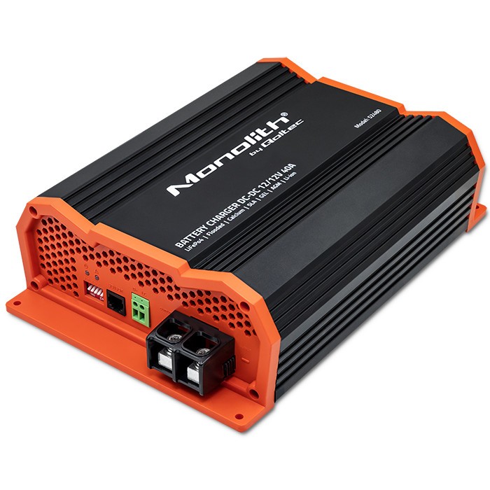 Ładowarka Monolith DC-DC do akumulatorów LiFePO4 AGM 12V-12V |   40A | 500W 