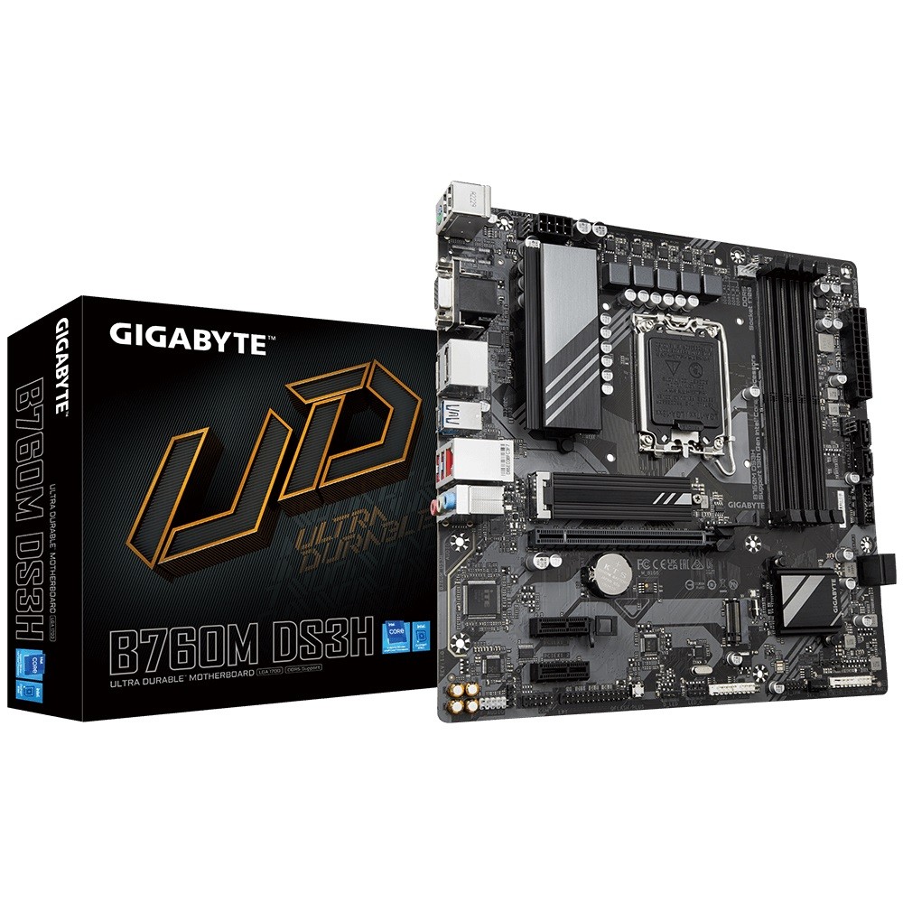 Płyta główna B760M DS3H s1700 4DDR5 HDMI/DP/DSUB mATX 