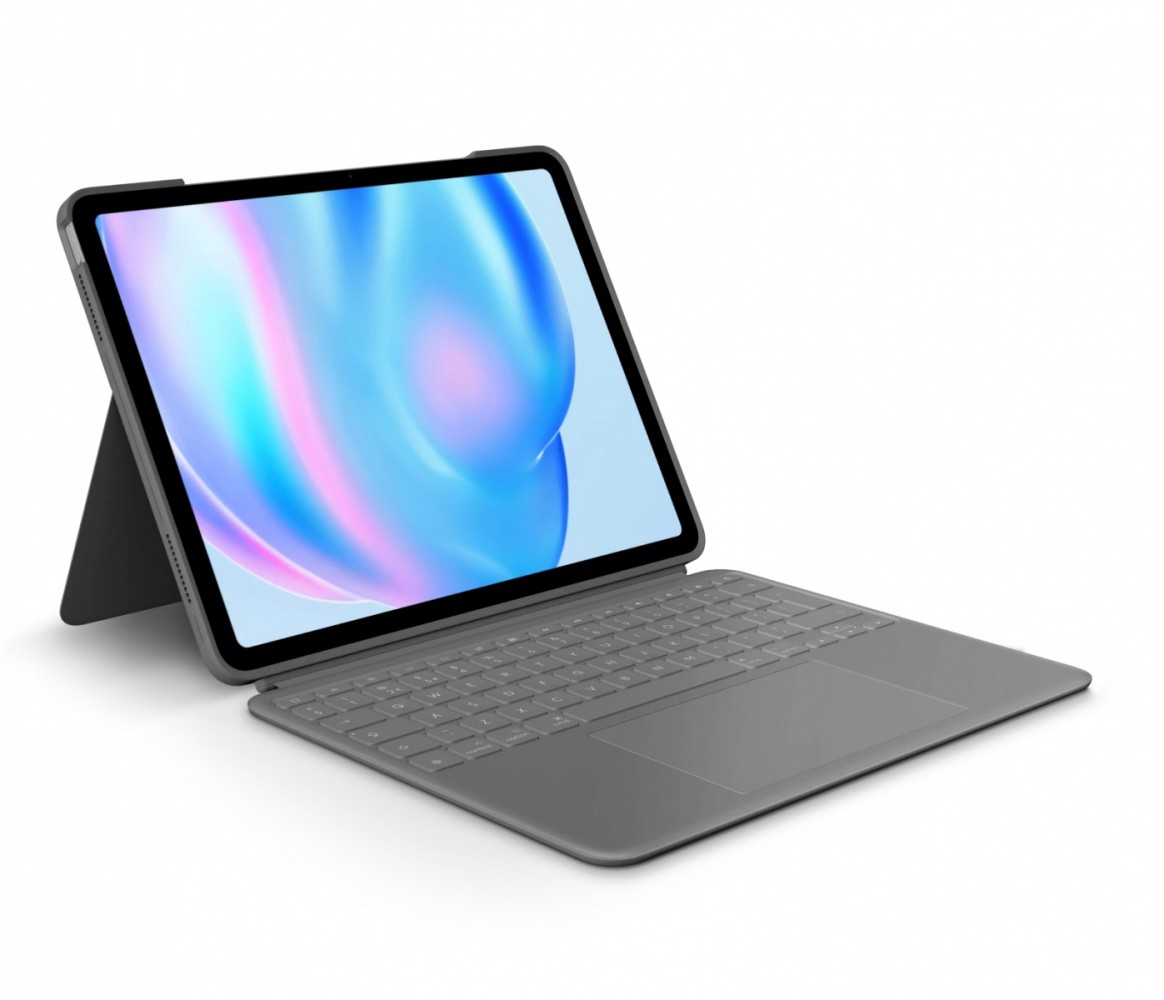 Etui Combo Touch iPad Air 13 M2 UK szary oksfordzki