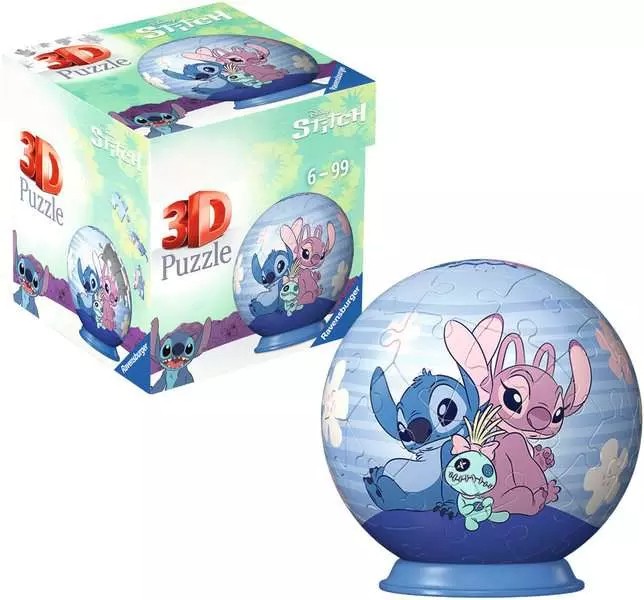 Puzzle 54 elementy 3D Kula Stitch 3 