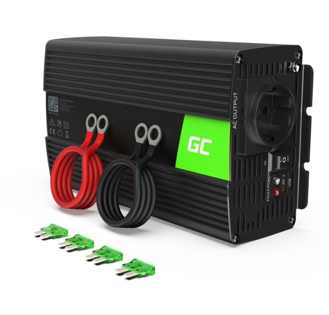 Przetwornica 24V/230V 1000W/2000W Czysty sinus 