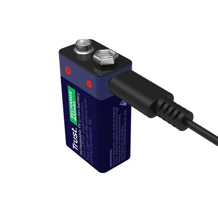 Akumulator 9V USB-C 