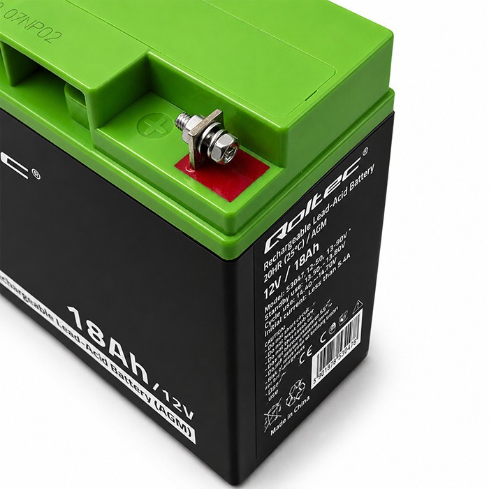 Akumulator AGM 12V | 18Ah | max. 270A 