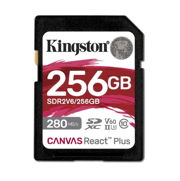 Karta pamięci SD 256GB React Plus 280/150/MB/s U3 V60 