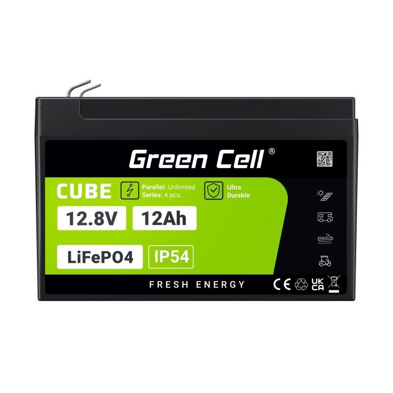 Akumulator CUBE LiFePO4 12Ah 12V/12.8V 153.6Wh 