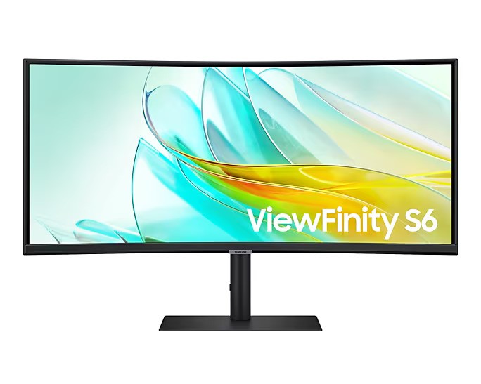 Monitor 34 cale ViewFinity S65UC VA 3440x1440 UWQHD 21:9 1xHDMI 1xDP 1xUSB-C 90W 3xUSB-A 5ms 100Hz HAS+PIVOT zakrzywiony głośniki 3Y OS LS34C652UAUXEN