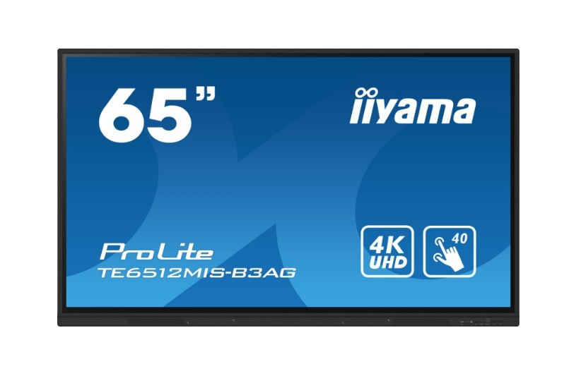 Monitor 65 cali TE6512MIS-B4AG  40pkt,IPS,4K,24/7,7H, ANDROID 14, RK3576, 8/128GB, EDLA, Essential 