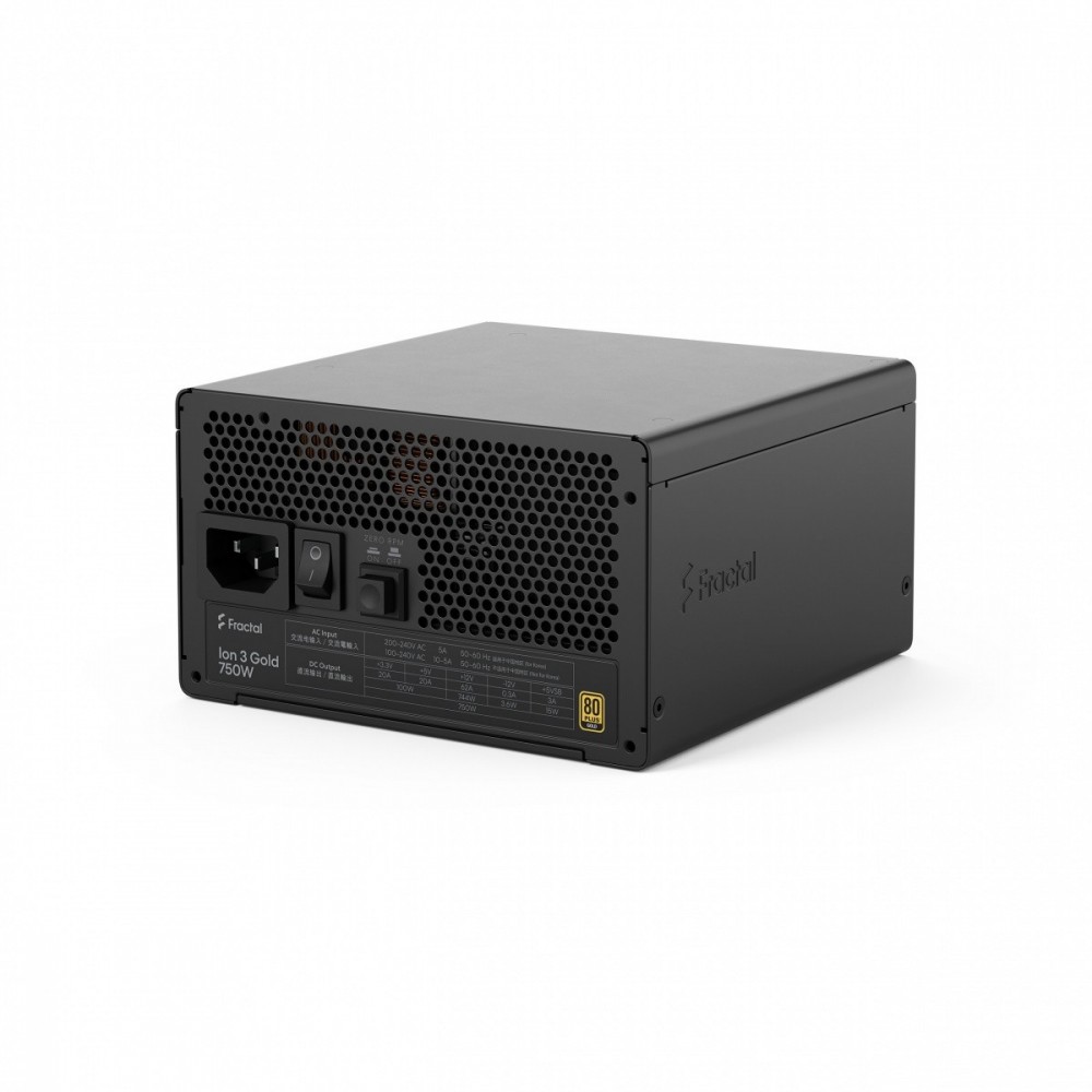 Zasilacz Ion 3 GOLD 750W 80+ GOLD Black 