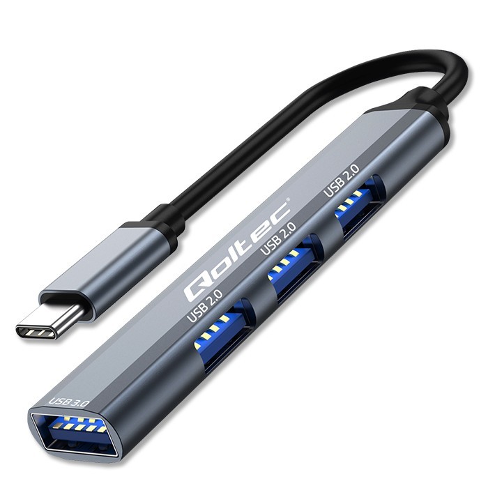 HUB adapter USB-C 3.1 4w1 | USB 3.0 | 3x USB 2.0 