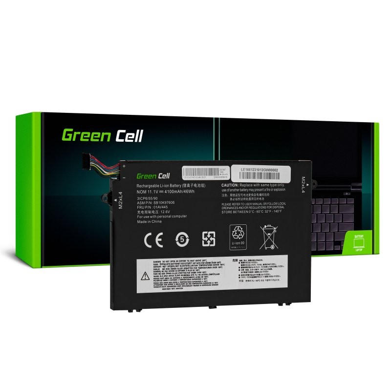 Bateria L17L3P51 11,1V 4100mAh do Lenovo ThinkPad E480 E580 E590 