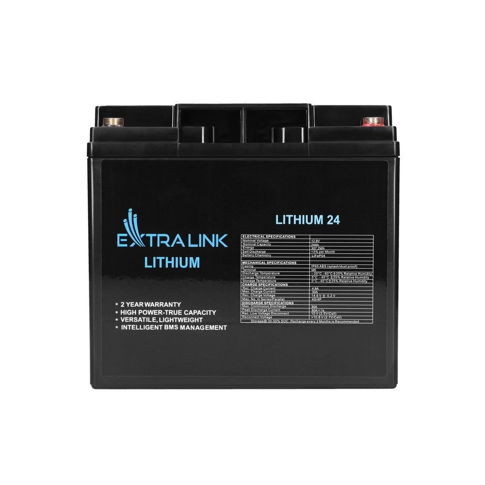 Akumulator LiFePO4  24AH 12.8V BMS EX.30424 