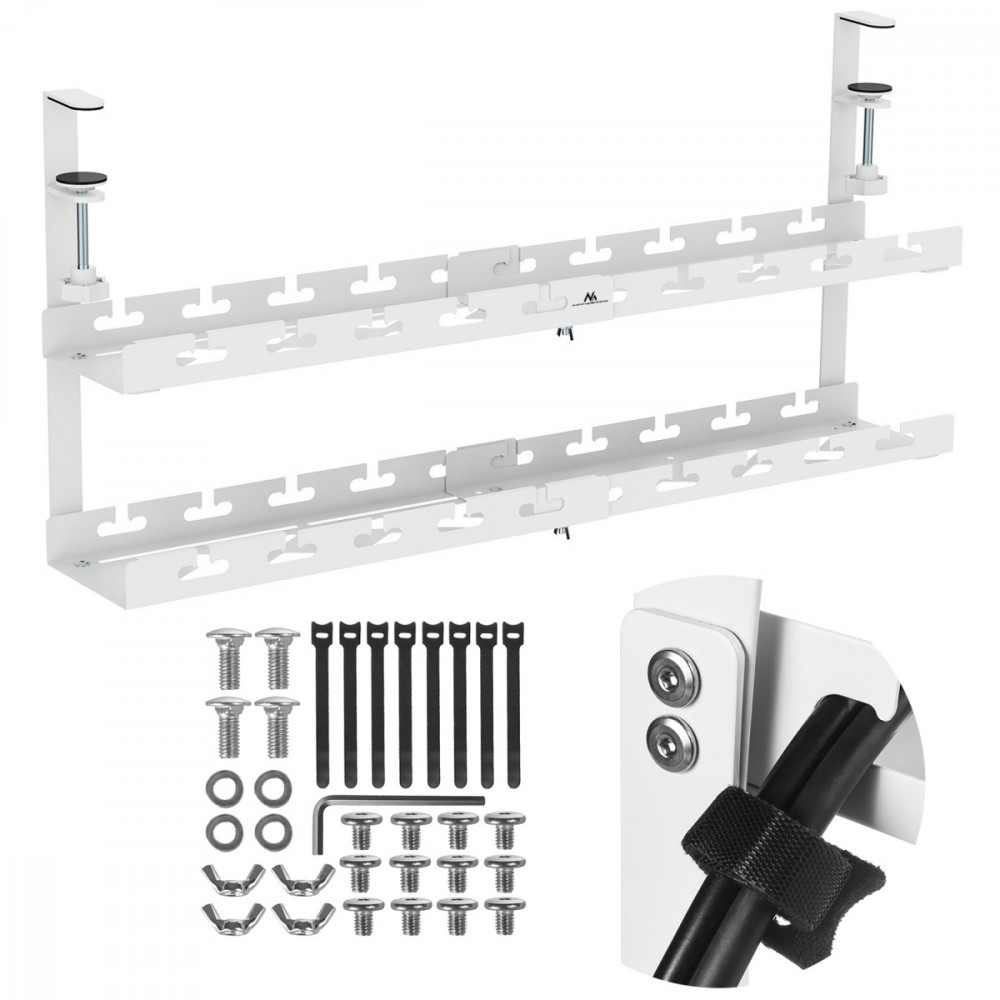 Organizer podbiurkowy na kable MC-102 W