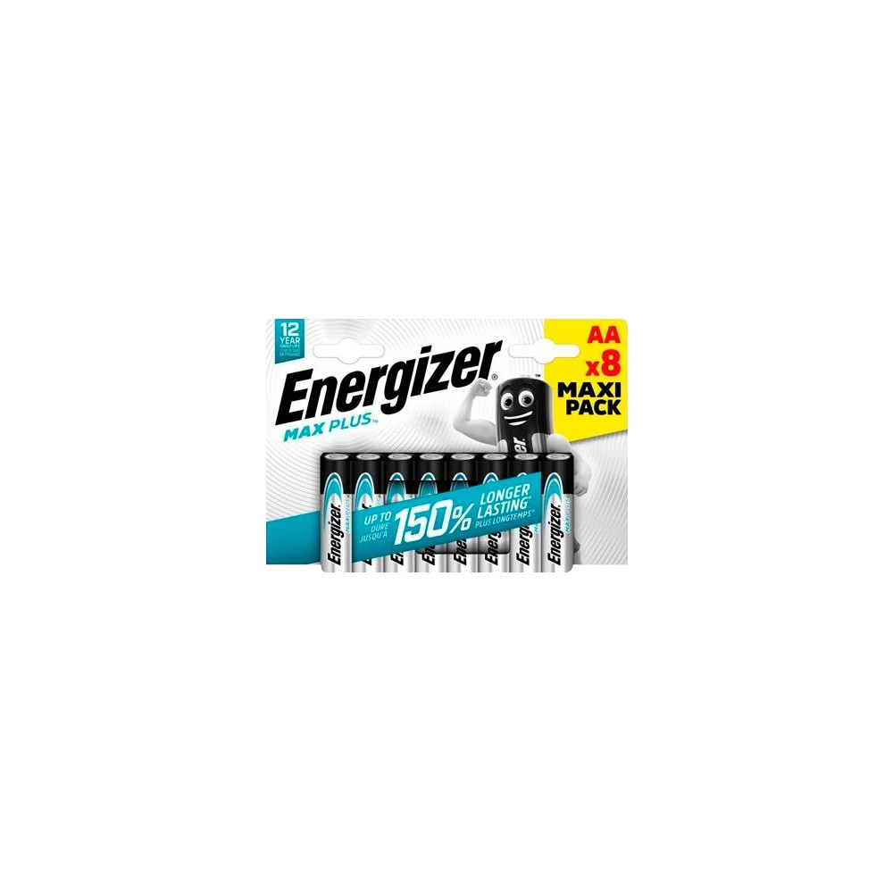 Baterie alkaliczne LR6/AA blister 8szt. ENERGIZER MAX PLUS 