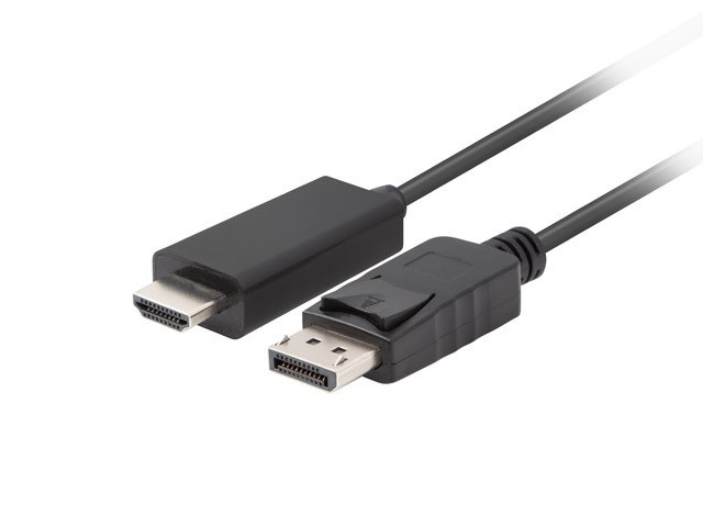 Kabel DisplayPort (M) V1.1 -> HDMI (M) 1m czarny 