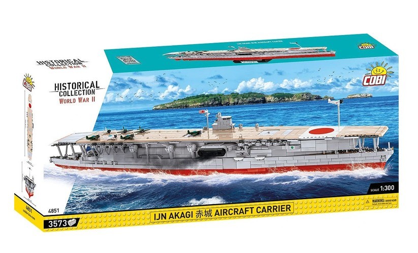Klocki IJN Akagi Aircraft Carrier 3573 klocków