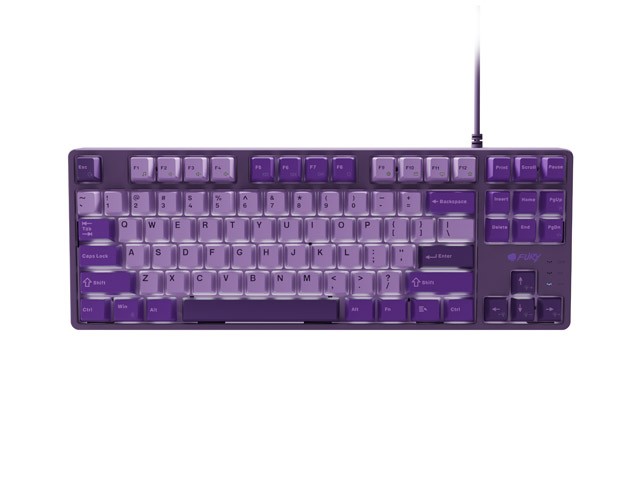 Klawiatura Fury Kanabo K2 US fioletowa podświetlenie mechaniczna