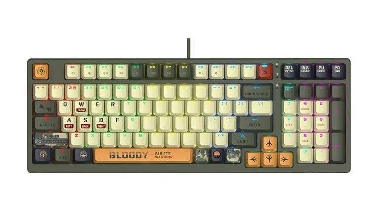 Klawiatura mechaniczna Bloody S98 USB Aviator (BLMS Red Switches) 