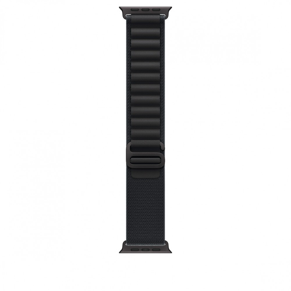Opaska Alpine w kolorze czarnym do koperty 49 mm - rozmiar M - elementy z tytanu w kolorze czarnym
