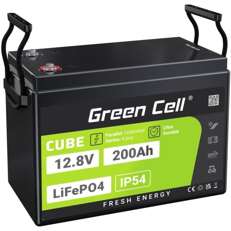 Akumulator LiFePO4 200Ah 12V/12.8V 2560Wh 