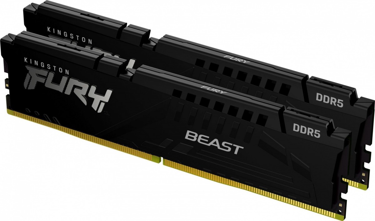 Pamięć DDR5 Fury Beast 16GB(2* 8GB)/5200 CL40 czarna 