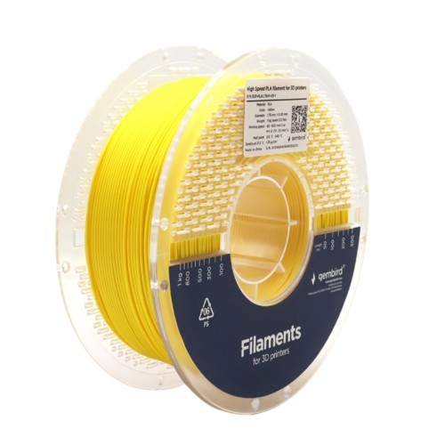 Filament PLA High Speed, 1,75 mm, 1 kg, żółty