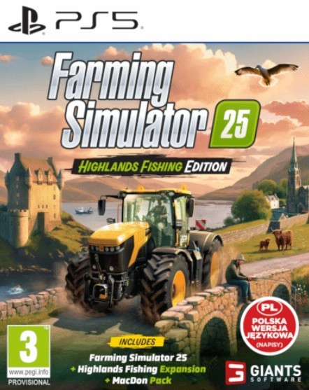 Gra Play Station 5 Farming Simulator 25 Highlands Fishing Edition 