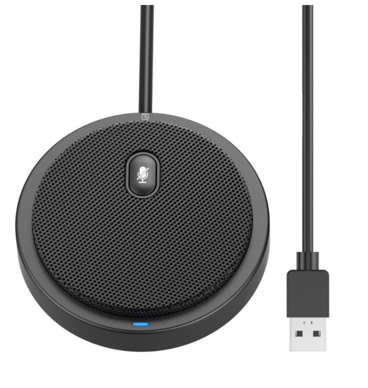 Mikrofon konferencyjny dookólny USB 2.0 z wyciszeniem 