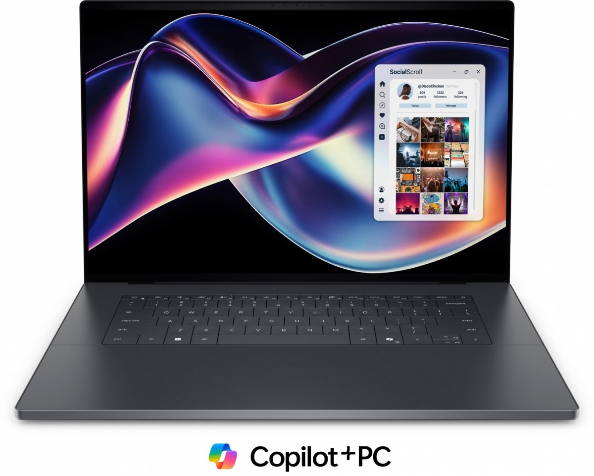 Laptop XPS 16 DA16260  Win11Pro Core Ultra X7 358H/32GB/512GB/16/2K/Intel Arc/FgrPr/Cam/Mic/ Backlit Kb/3 Cell/3Y ProSupport